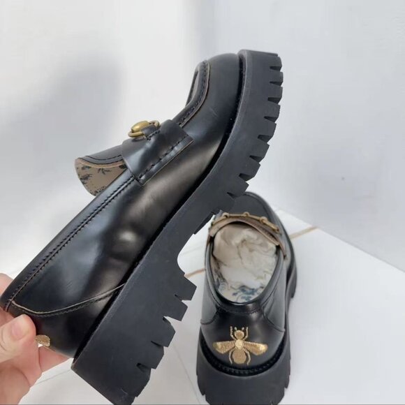 GUCCI Classic Bee Loafers - Picture 4 of 6